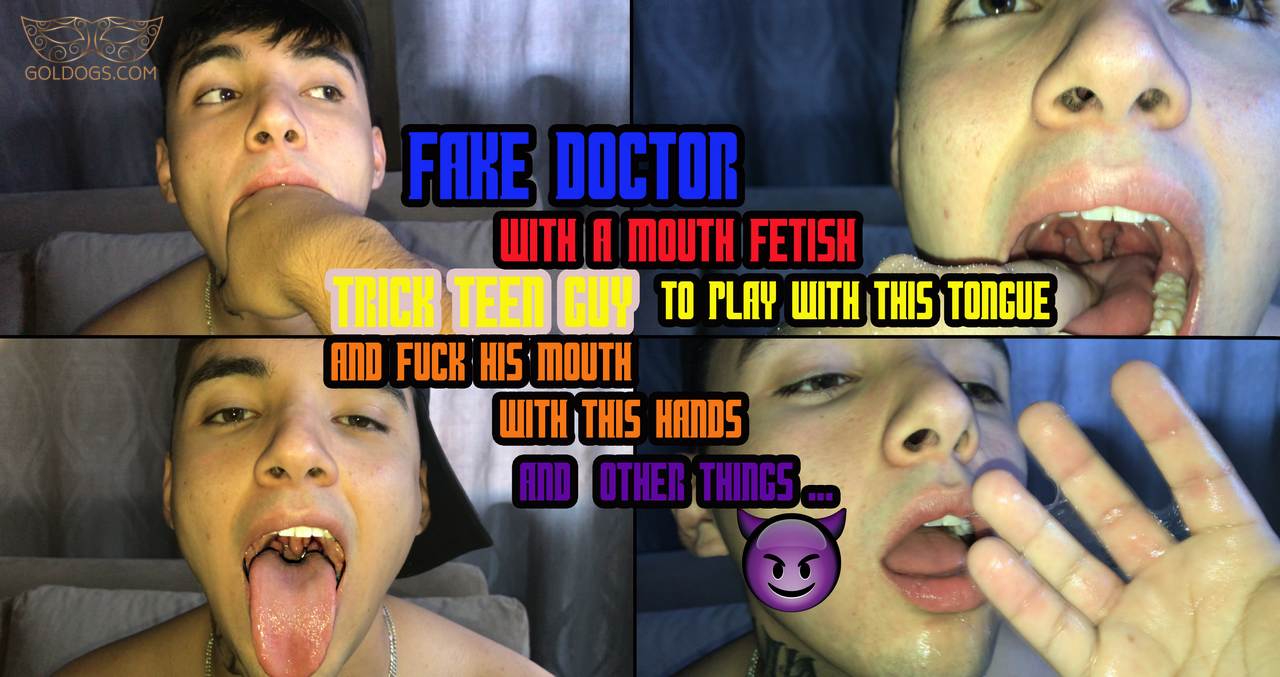 Str8crushfeet – Fake Doctor with a mouth fetish trick a teen guy to play  with his tongue – Goldogs – Male Foot Fetish , Piss, Scat, Kinky Videos