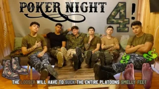 0713-Str8crushfeet-Poker-Night-4-Loser-Is-Feet-Bitch-For-Boy-Group
