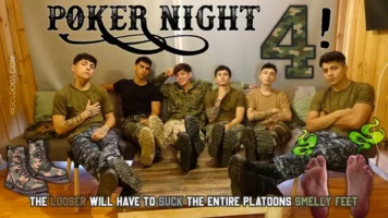 0713-Str8crushfeet-Poker-Night-4-Loser-Is-Feet-Bitch-For-Boy-Group