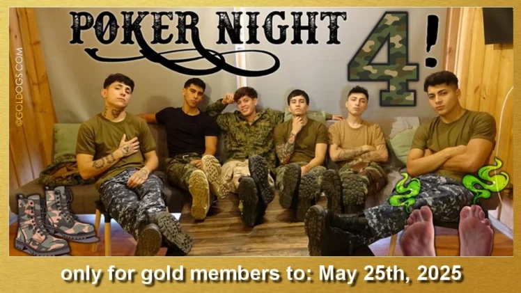 0713-Str8crushfeet-Poker-Night-4-Loser-Is-Feet-Bitch-For-Boy-Group-G